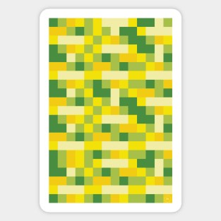 Pixelated Landscape - Spring Sticker